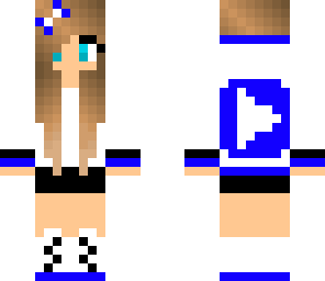blue youtube girl