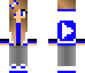 blue youtube girl edit