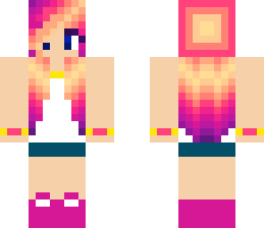 sunset girl