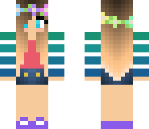 girl with flower crown