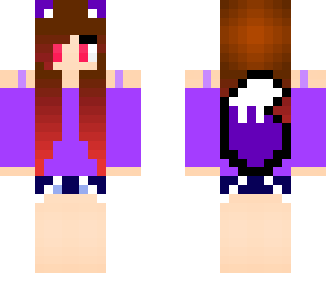purple wolf girl