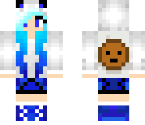blue ice wolf with puppy on back updated