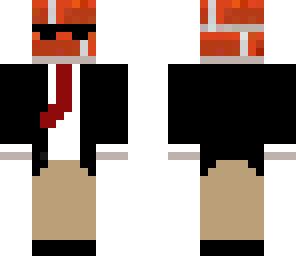 brick man with suit