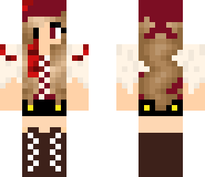 worn - out pirate girl