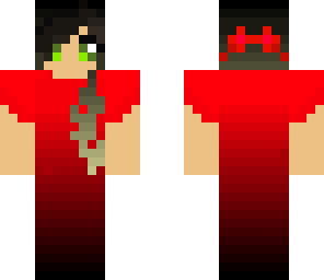 red formal dress