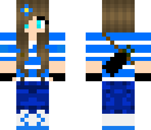 blue archer girl