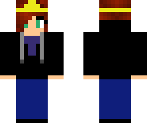 short redhead sweatshirt and crown