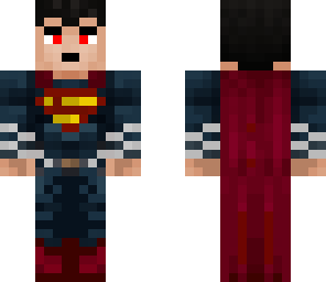 superman with red eyes