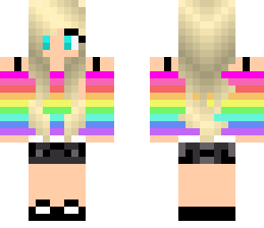 rainbow girl