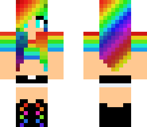 rainbow girl