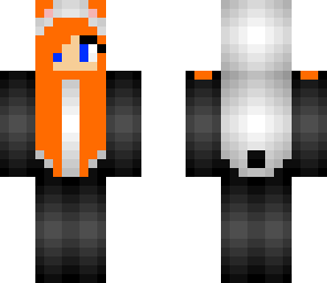 orange panda girl