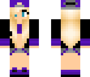 purple black outfit