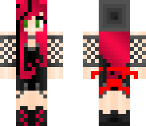 cute redhair goth girl 02 