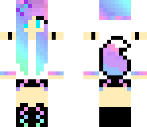 tie-dye wolf girl