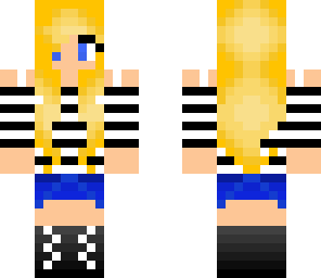 girl in casual black and white outfit