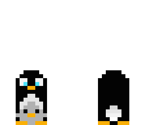 baby penguin and mommy penguin
