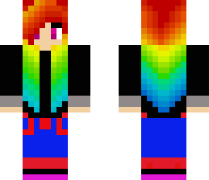 rainbow girl