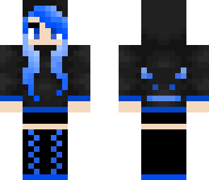 blue end dragon girl