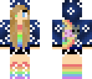 nyan cat hoodie girl