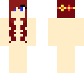 skin base with flower crown