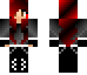 red and black hair