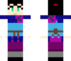 blue girl