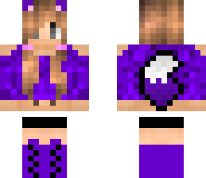 purple wolfy girl