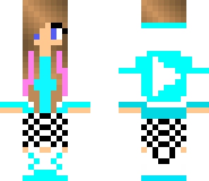 blue youtube girl