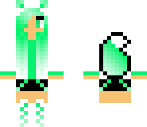 green wolf girl