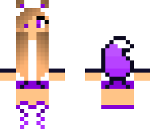 cute purple wolf girl