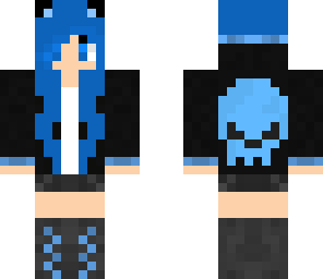 blue skull