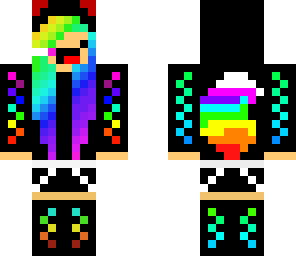 rainbow derp girl