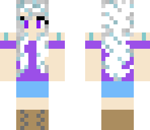 glass hair girl
