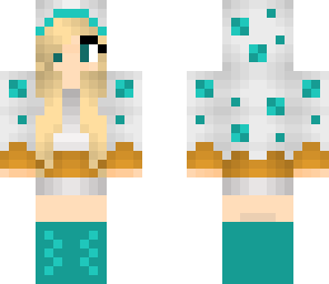 blue cake bubble girl edit