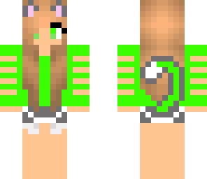 green cat