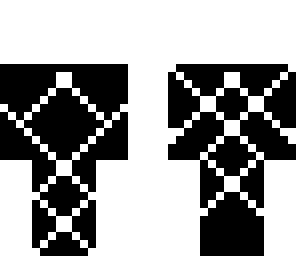 black white diamond block