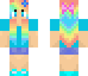 beautiful rainbow girl