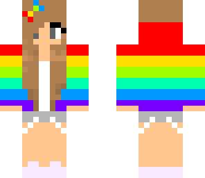 rainbow girl