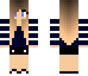 cute blue girl