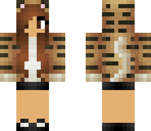 girl in tiger jacket