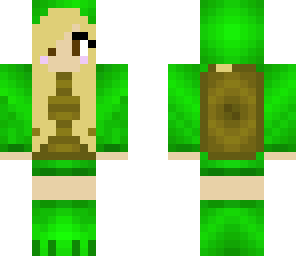 blonde turtle girl