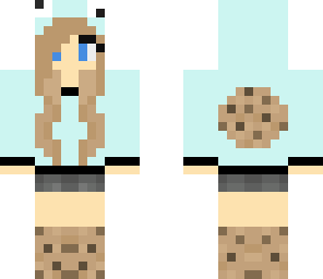 blue cookie girl