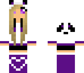 edited panda girl