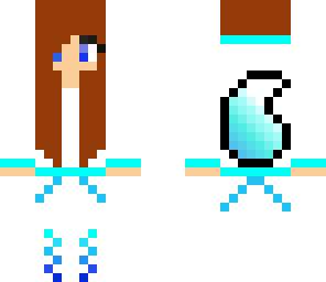blue wolf girl