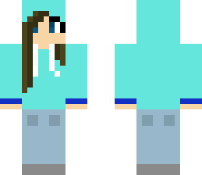 blue hoodie