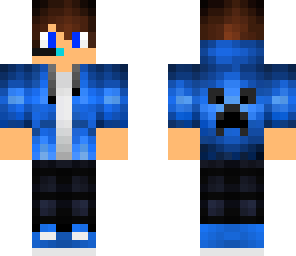 blue gamer boy