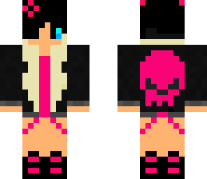 pink skull hoodie