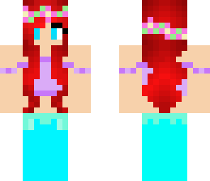 edited mermaid girl