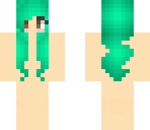 teal hair base