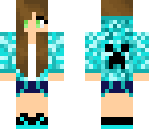blue kreeper girl